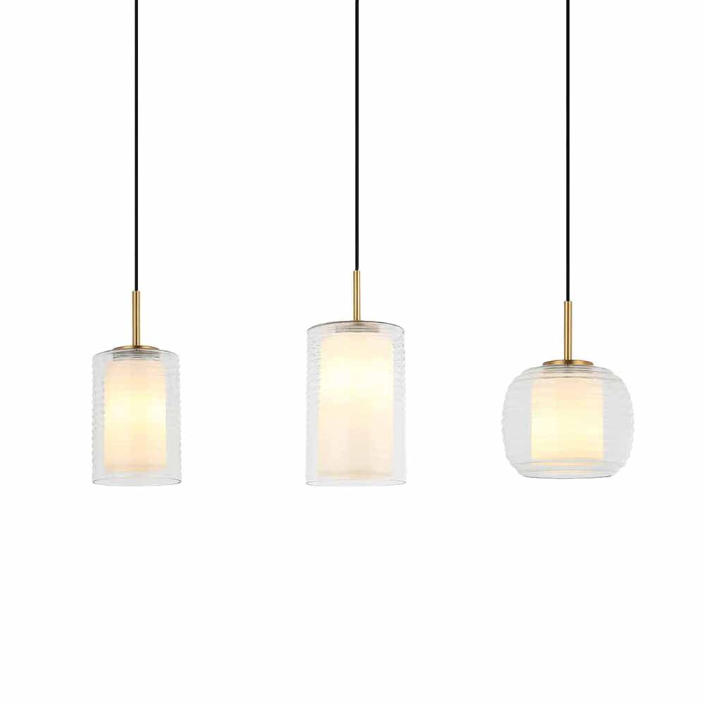 Kelly - Pendentif - 3 Light Linear