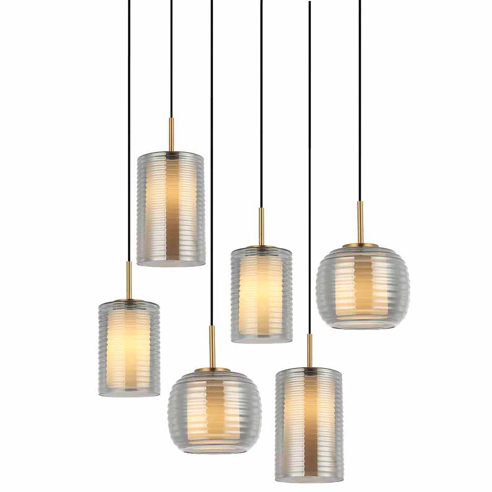 Kelly - Pendentif - 6 Lumière