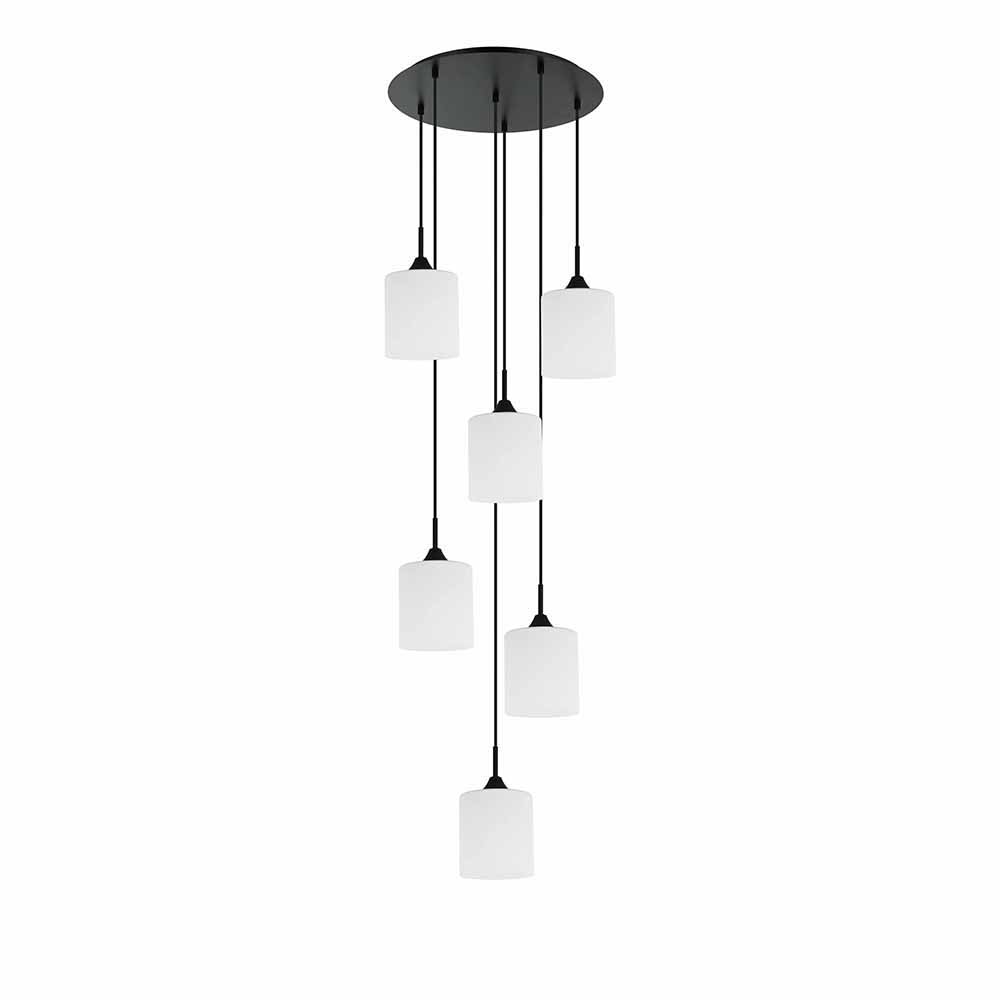Fulton - Pendentif 6 Lumières