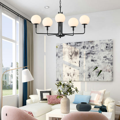 Delphio- 5 Light Chandelier