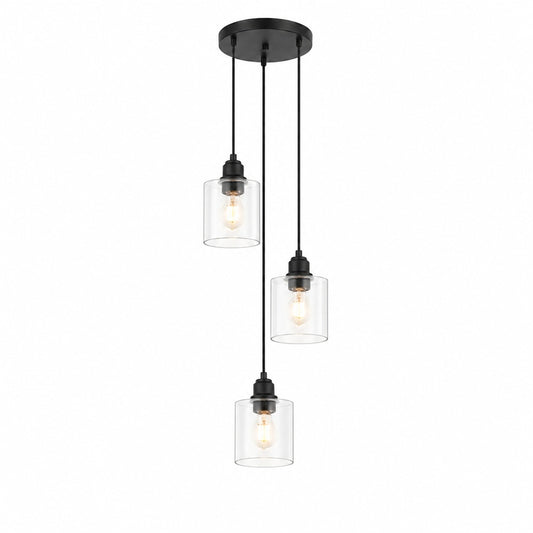 NEW - Fulton Clear - Pendant 3 Light