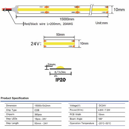 16m Long Run COB - LED
